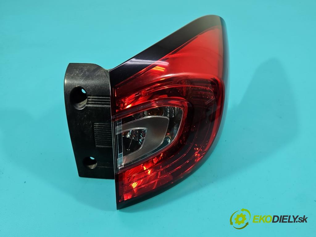 Renault Captur I 2013-2019 0.9 90 HP manual 66 kW 898 cm3 5- svetlo / reflektor zadné pravé 265502731R (Kľučka dverí ostatné)