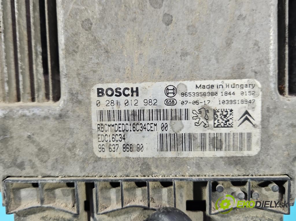 Fiat Scudo II 2006-2016 1.6 jtd 90 HP manual 66.2 kW 1560 cm3 5- riadiaca jednotka motora 0281012982