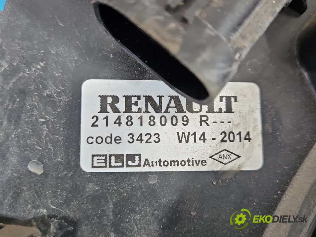 Renault Captur I 2013-2019 0.9 90 HP manual 66 kW 898 cm3 5- Ventilátor chladiča 214818009R