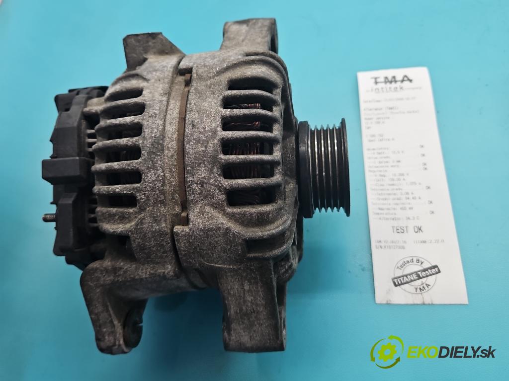 Opel Zafira A 1999-2005 1.6 16V 101 HP manual 74 kW 1598 cm3 5- Alternator 0124425022 (Alternátor)