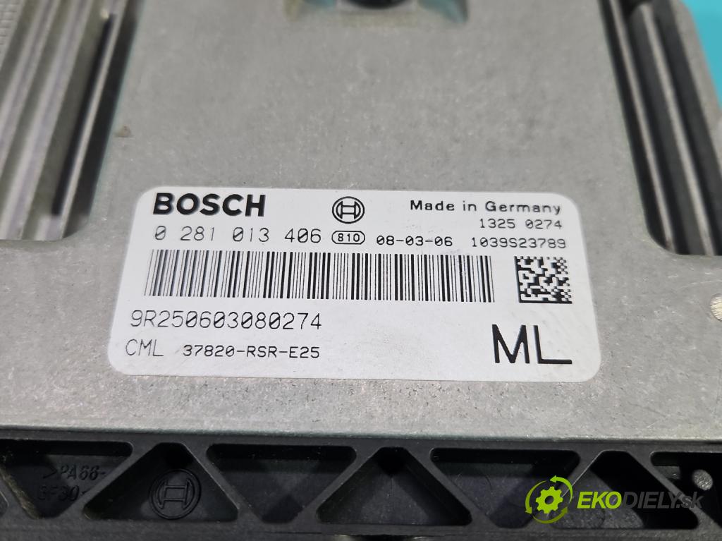 Honda Civic VIII 2006-2011 2.2 140 HP manual 103 kW 2204 cm3 5- riadiaca jednotka motora 0281013406