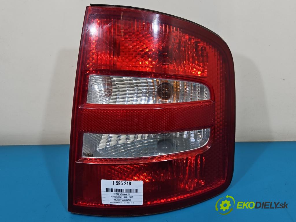 Skoda Fabia I 1999-2007 2.0 8V 116 HP manual 85 kW 1984 cm3 5- svetlo / reflektor zadné pravé 6Y9945096B (Kľučka dverí ostatné)