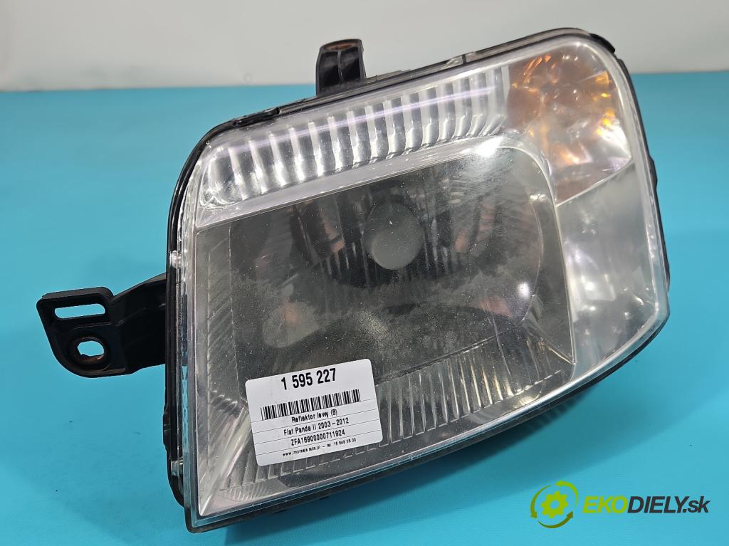 Fiat Panda II 2003-2012 1.1 8V 54 HP manual 40 kW 1108 cm3 5- Reflektor: ľavý  (Kľučka dverí ostatné)