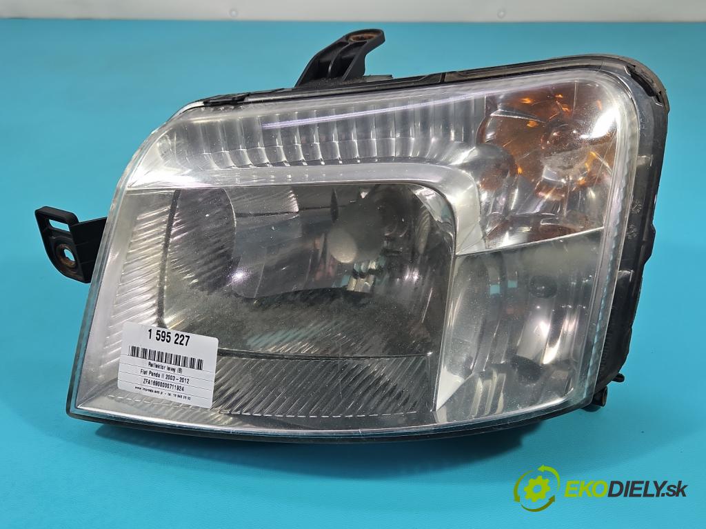Fiat Panda II 2003-2012 1.1 8V 54 HP manual 40 kW 1108 cm3 5- Reflektor: ľavý  (Kľučka dverí ostatné)