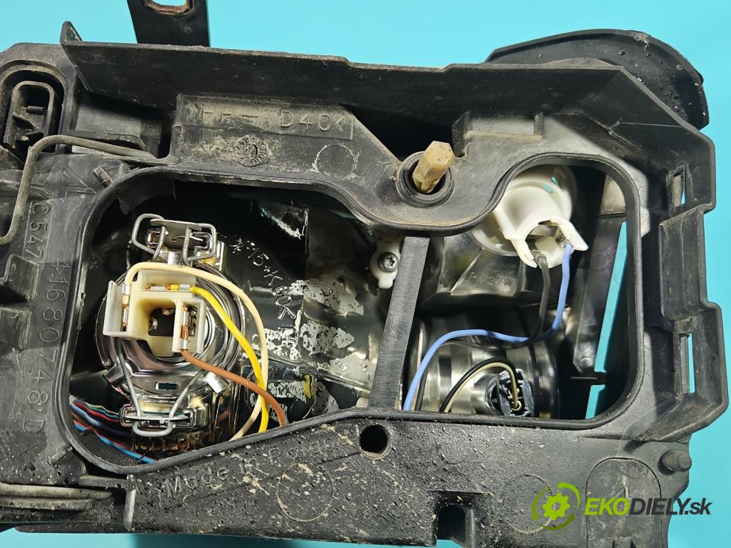 Fiat Panda II 2003-2012 1.1 8V 54 HP manual 40 kW 1108 cm3 5- Reflektor: pravý  (Svetlo predné pravé)