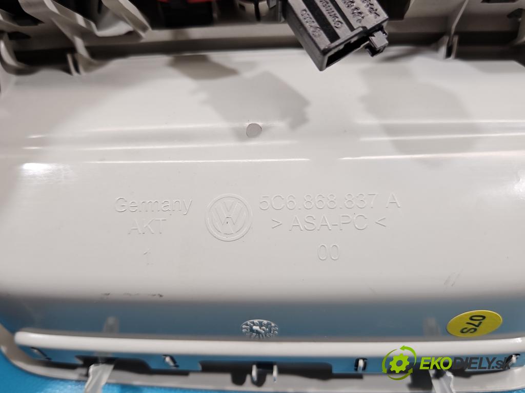 Vw Jetta VI 2010-2018 1.6 tdi CAYC: 105 HP manual 77 kW 1598 cm3 4- svetlo / reflektor interiéra 5C6868837A