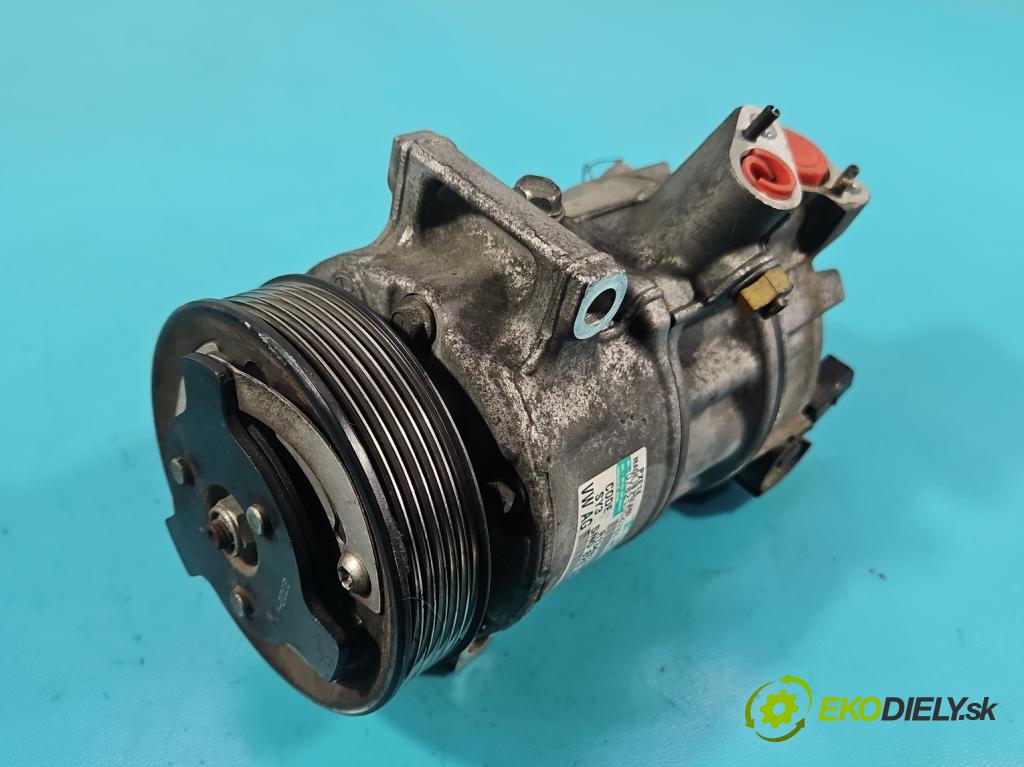Vw Jetta VI 2010-2018 1.6 tdi 105 hp manual 77 kW 1598 cm3 4- Kompresor: klíma 5N0820803H (Kompresor klimatizace)