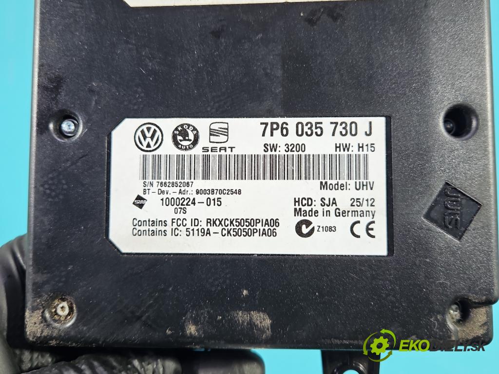 Vw Jetta VI 2010-2018 1.6 tdi 105 HP manual 77 kW 1598 cm3 4- riadiaca jednotka ostatné 7P6035730J