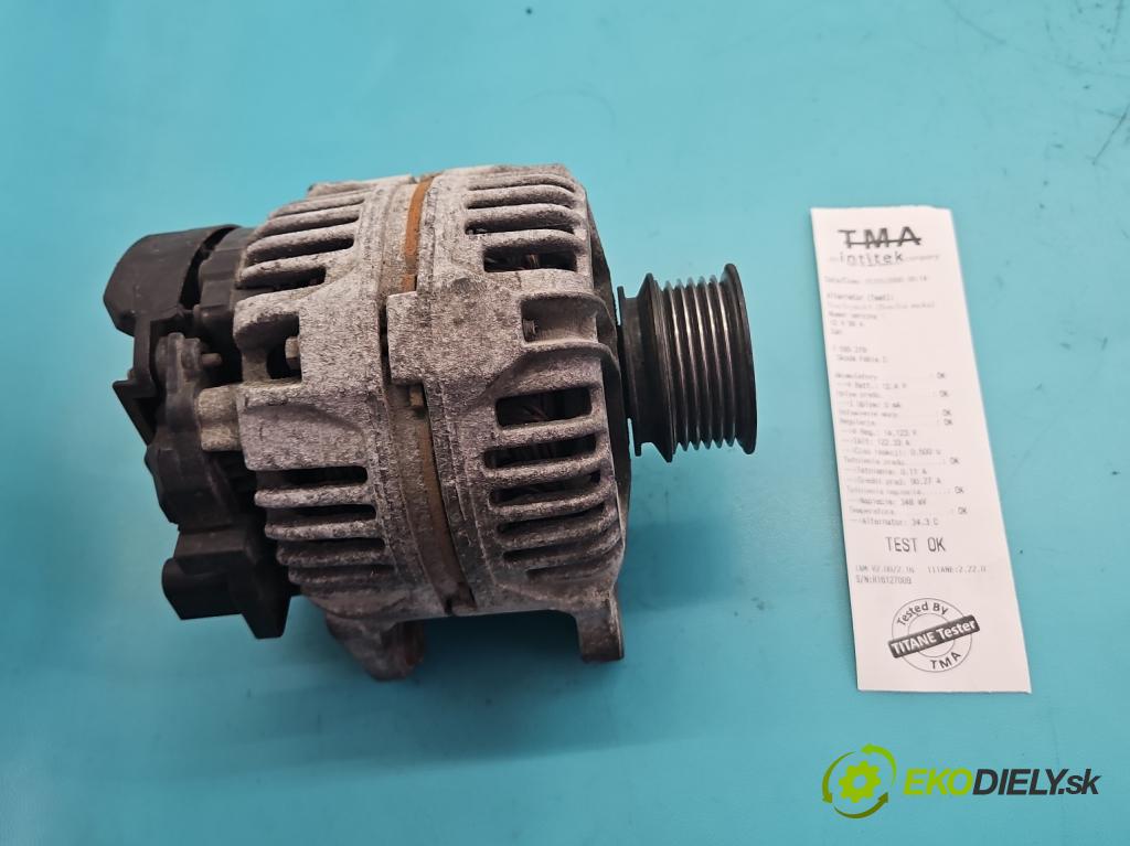 Skoda Fabia I 1999-2007 2.0 8V 116 HP manual 85 kW 1984 cm3 5- Alternator 0124325003 (Alternátor)