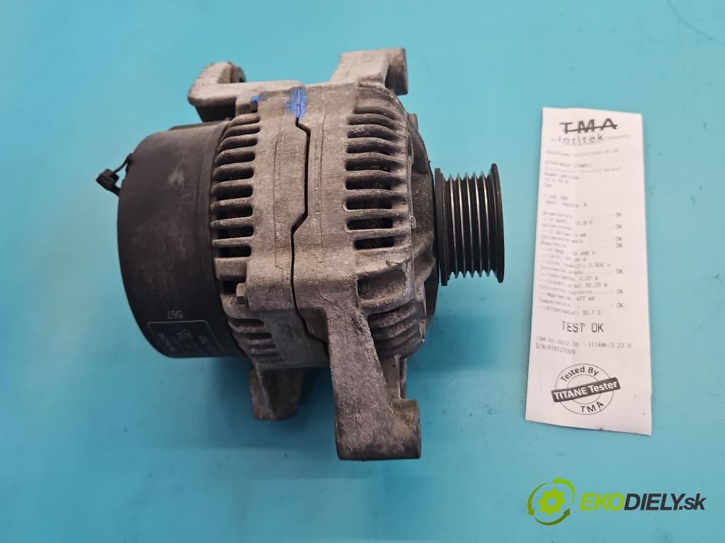 Opel Vectra B 1995-2002 1.6 16V 101 hp manual 74 kW 1598 cm3 4- Alternator 0123120001 (Alternátor)