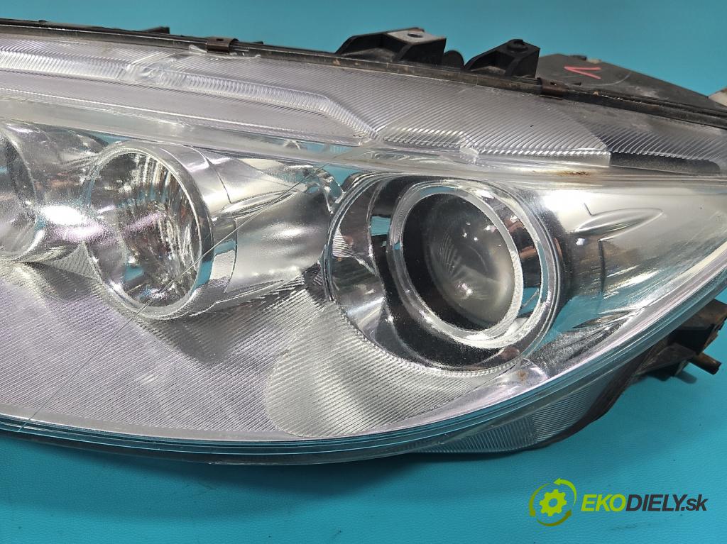Mazda 6 I GG 2002-2007 2.0 16V 141 HP manual 104 kW 1999 cm3 5- Reflektor: ľavý 014003902 (Kľučka dverí ostatné)