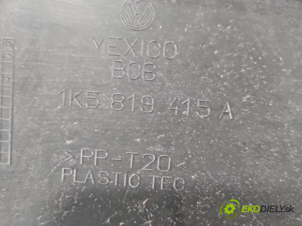 Vw Jetta V 2005-2010 1.9 tdi 105 hp manual 77 kW 1896 cm3 4- torpédo 1K5819415A (Plast pod čelním sklem)