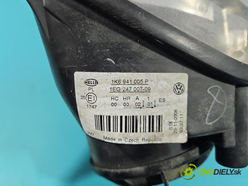 Vw Jetta V 2005-2010 1.9 tdi 105 hp manual 77 kW 1896 cm3 4- světlo levý 1K6941005P (Klika dveří ostatní)