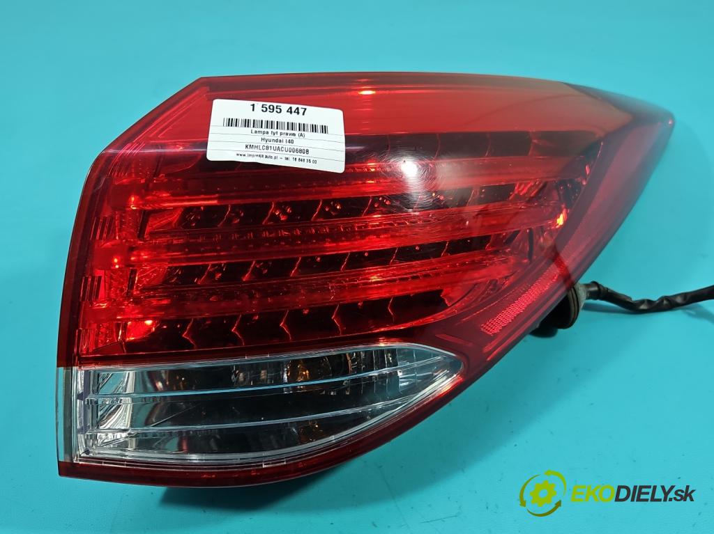 Hyundai I40 1.7 crdi 136 HP manual 100 kW 1685 cm3 5- svetlo / reflektor zadné pravé 92402-3Z0 (Kľučka dverí ostatné)