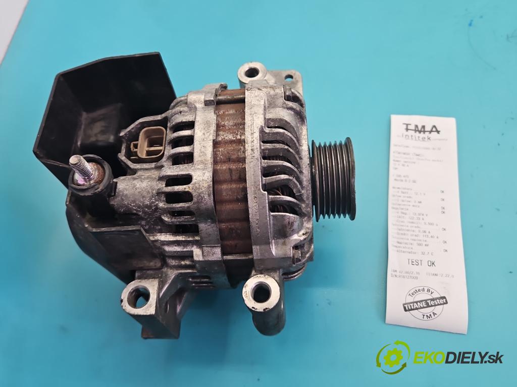 Mazda 6 I GG 2002-2007 2.0 16V 141 hp manual 104 kW 1999 cm3 5- Alternator A3TG0091 (Alternátor)