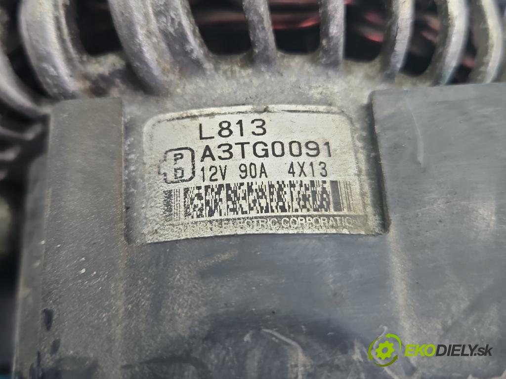 Mazda 6 I GG 2002-2007 2.0 16V 141 HP manual 104 kW 1999 cm3 5- Alternator A3TG0091 (Alternátor)