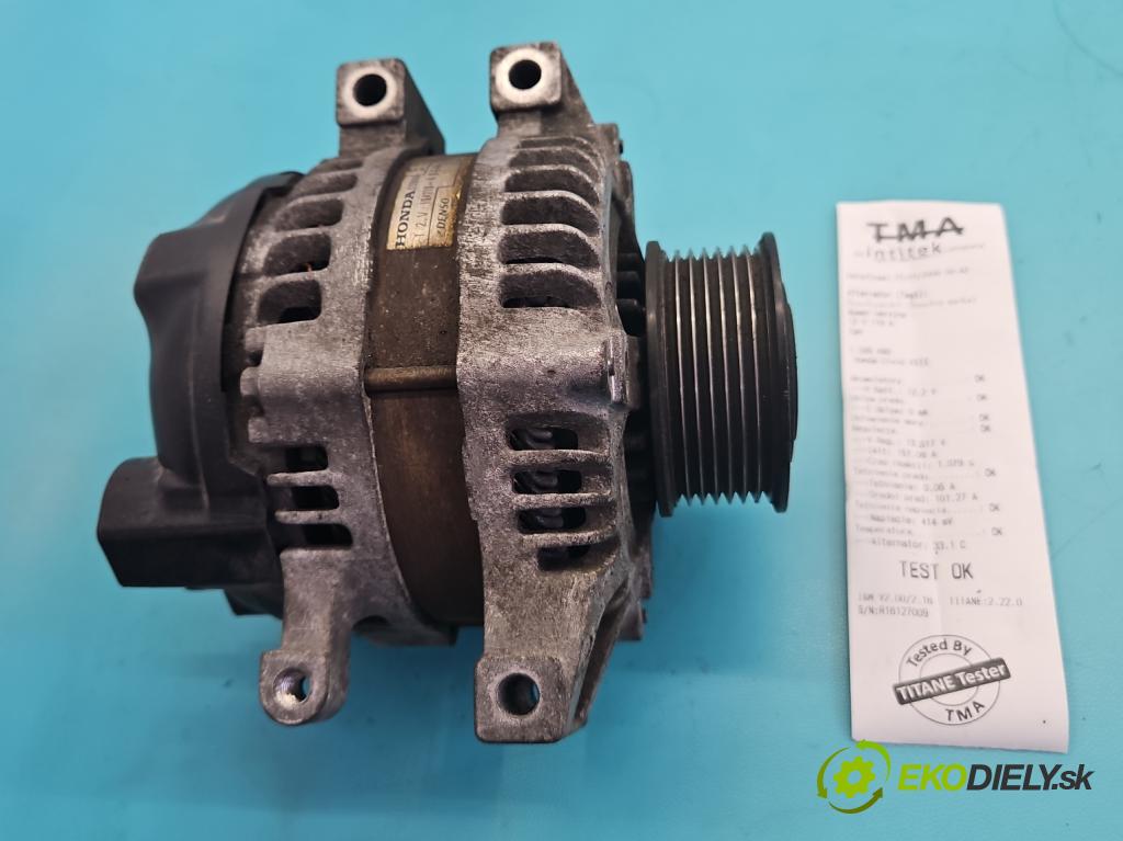 Honda Civic VIII 2006-2011 2.2 140 hp manual 103 kW 2204 cm3 5- Alternator 104210-4860 (Alternátor)