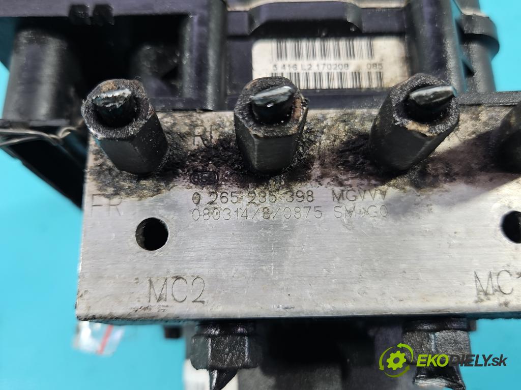 Honda Civic VIII 2006-2011 2.2 140 HP manual 103 kW 2204 cm3 5- čerpadlo abs 0265235398 (Pumpa ABS)