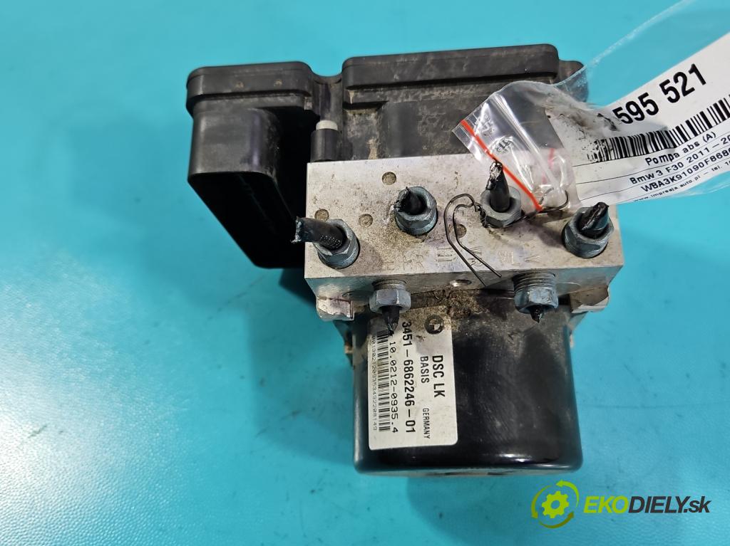 Bmw 3 F30 2011-2018 2.0d 116 HP manual 85 kW 1995 cm3 5- čerpadlo abs 6862246 (Pumpa ABS)