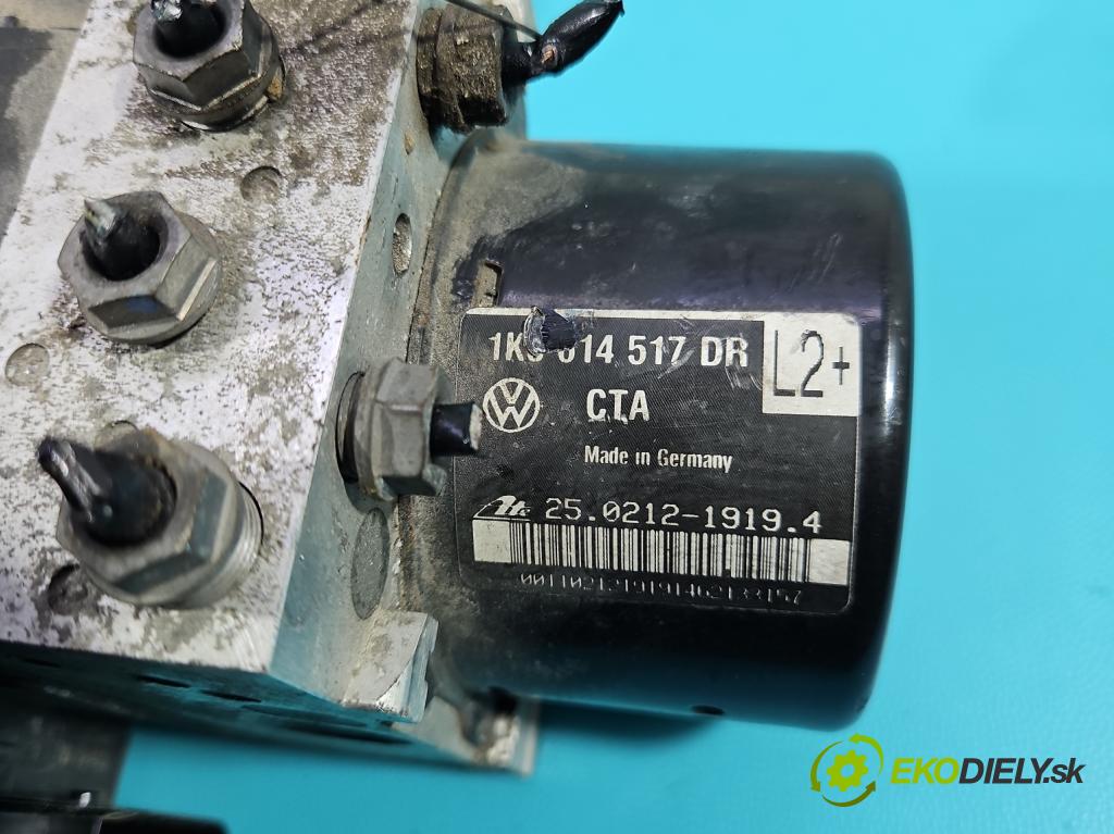Vw Jetta VI 2010-2018 1.6 tdi 105 HP manual 77 kW 1598 cm3 4- čerpadlo abs 1K0907379BL (Pumpa ABS)