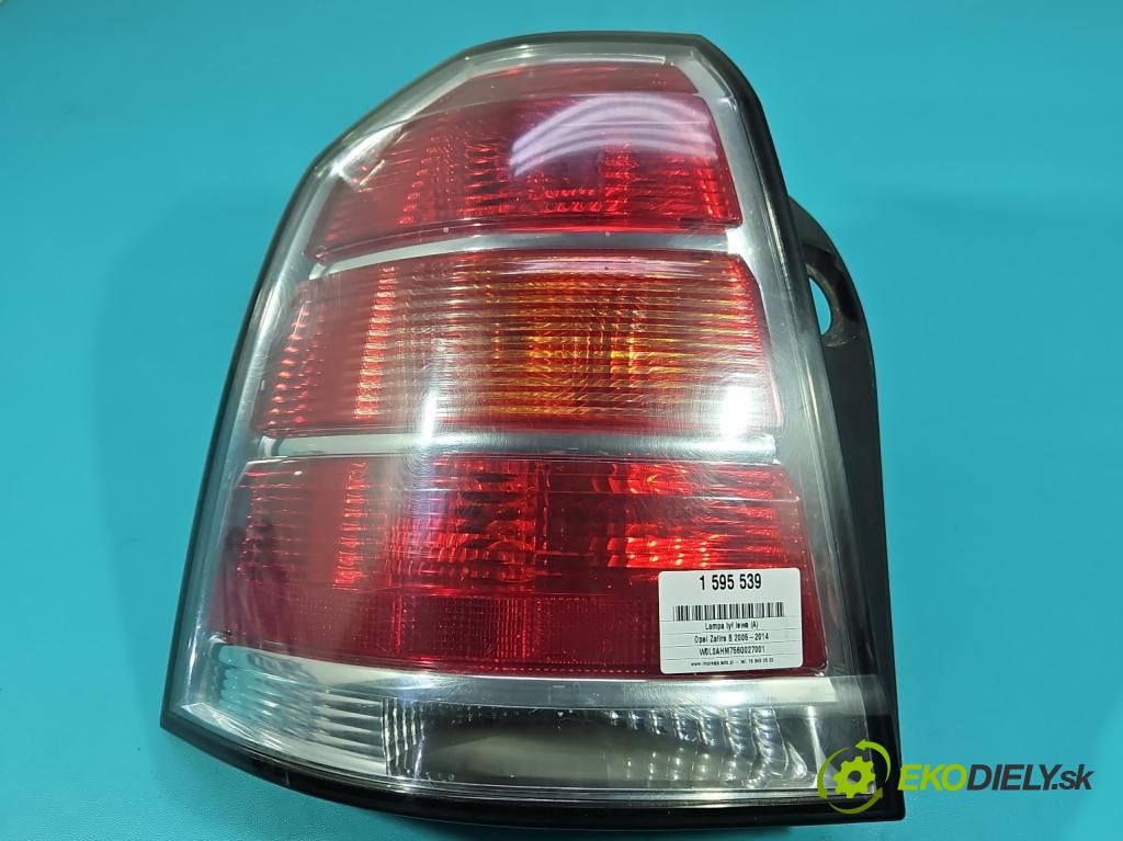 Opel Zafira B 2005-2014 1.9 cdti 120 HP manual 88 kW 1910 cm3 5- svetlo / reflektor zadné ľavé 24451841 (Kľučka dverí ostatné)
