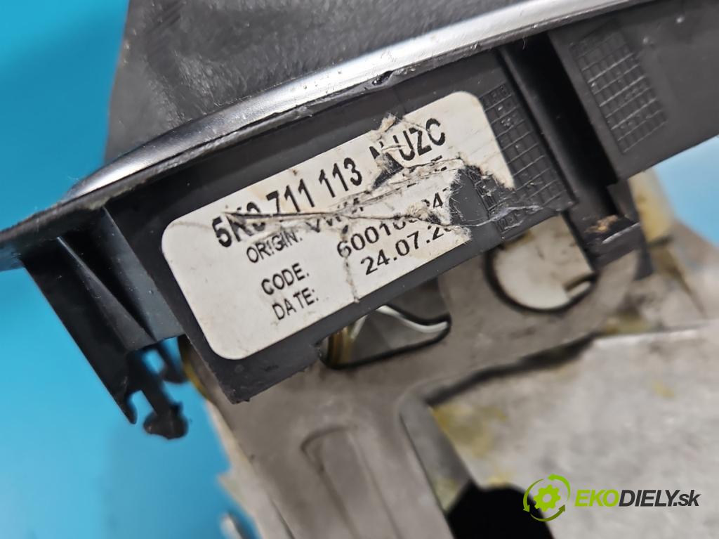 Vw Jetta VI 2010-2018 1.6 tdi CAYC: 105 hp manual 77 kW 1598 cm3 4- kulisa změny stupňová 5K0711113 (Řadicí páka (kulisa) )