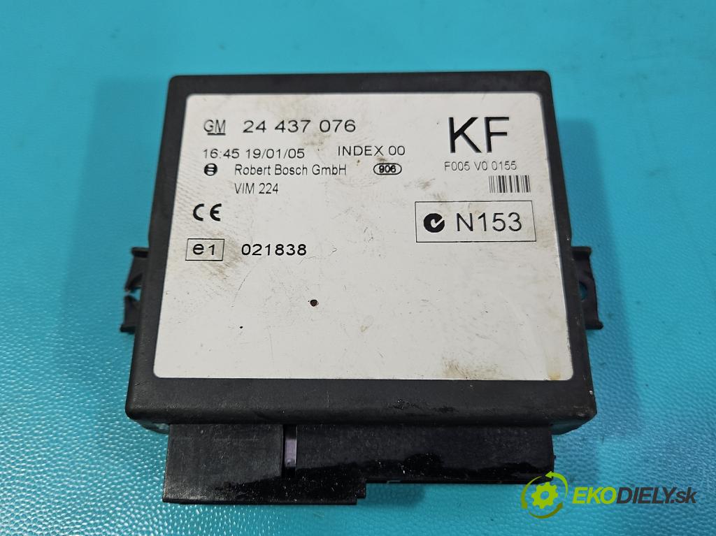 Opel Zafira A 1999-2005 1.6 16V 101 HP manual 74 kW 1598 cm3 5- riadiaca jednotka motora 12242020