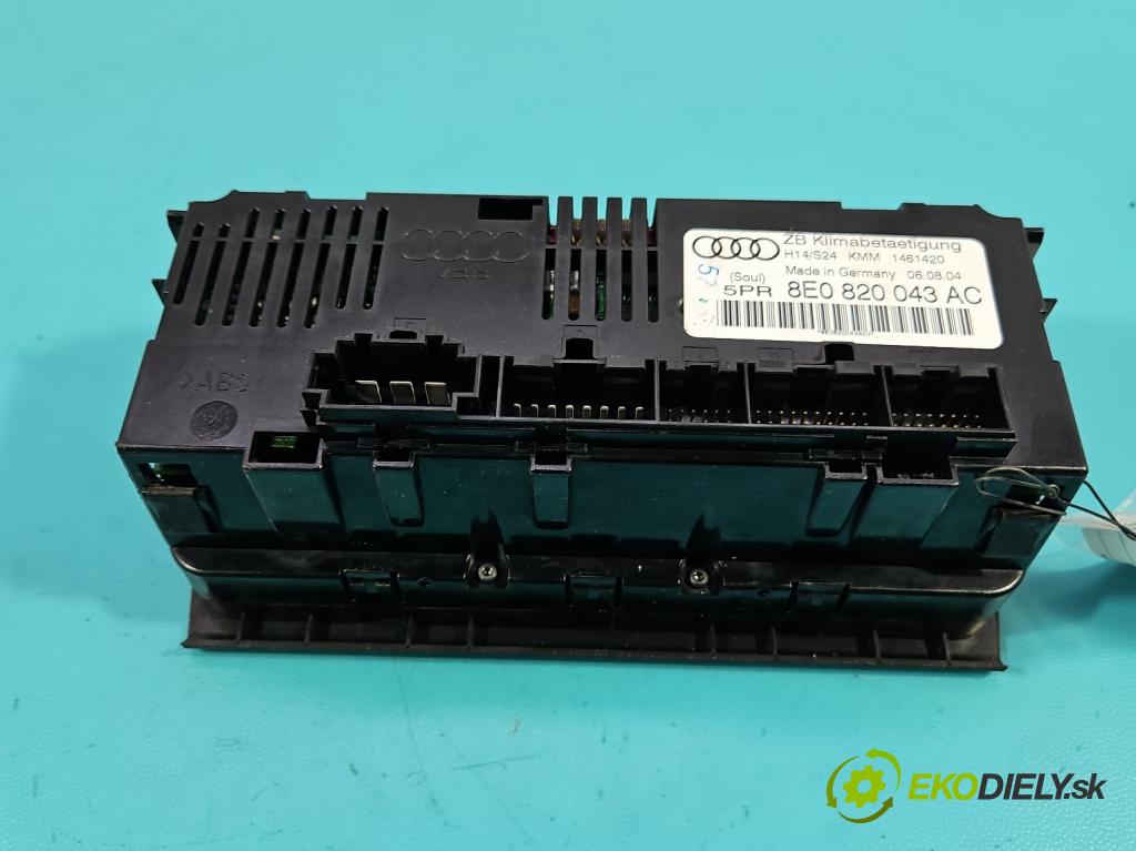 Audi A4 B6 2000-2004 1.9 tdi 131 HP manual 96 kW 1896 cm3 5- panel kúrenia 8E0820043AC