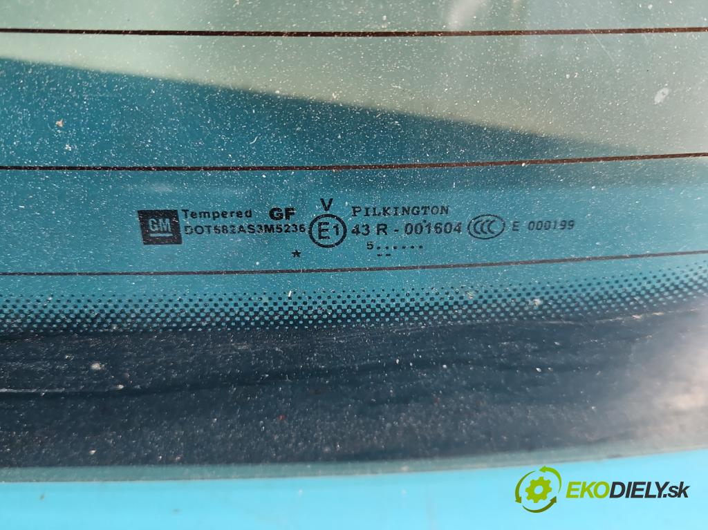 Opel Zafira B 2005-2014 1.9 cdti 120 HP manual 88 kW 1910 cm3 5- sklo zadná  (Sklo zadné)