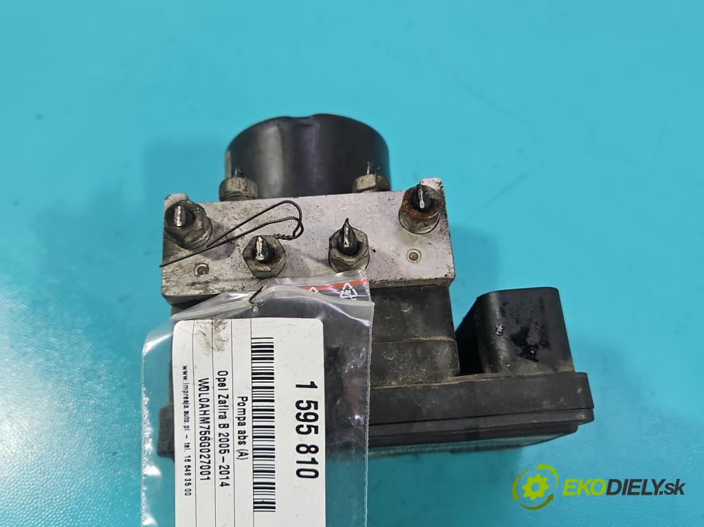 Opel Zafira B 2005-2014 1.9 cdti 120 HP manual 88 kW 1910 cm3 5- čerpadlo abs 13157576 (Pumpa ABS)