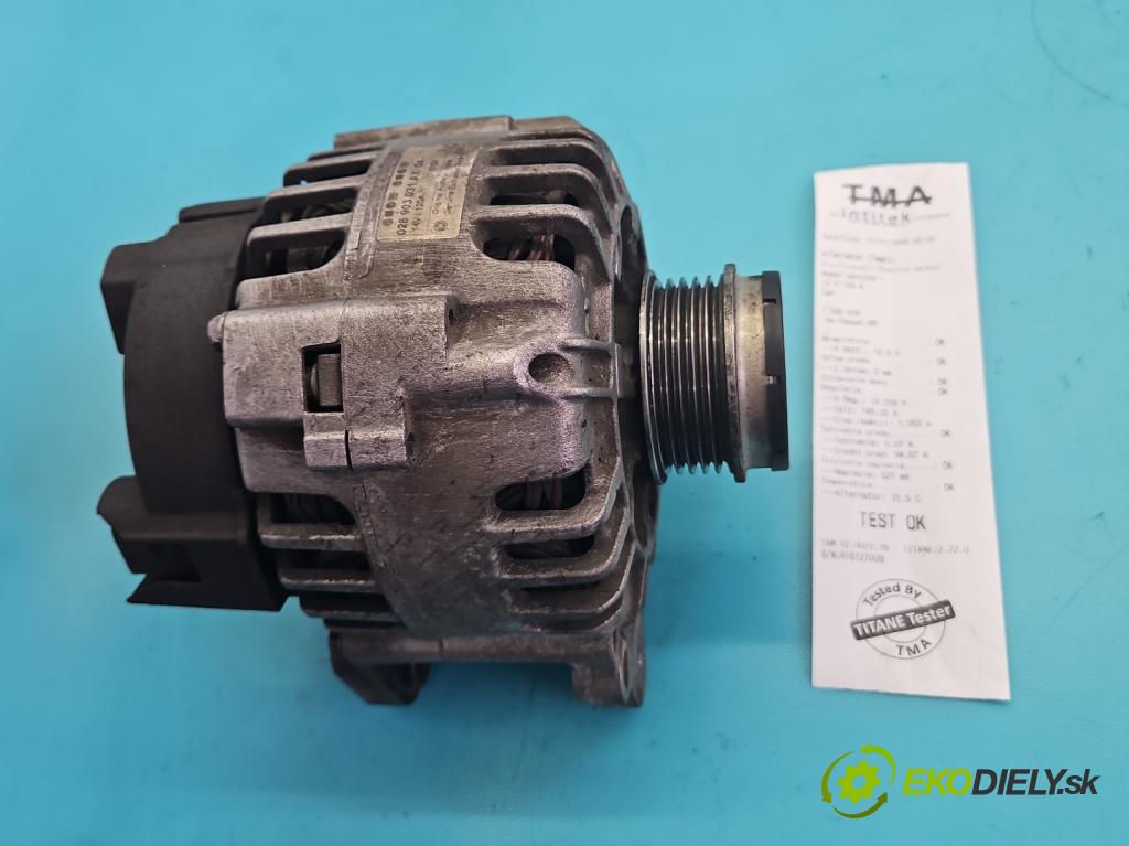 Vw Passat B5 1995-2005 1.9 tdi 131 hp automatic 96 kW 1896 cm3 5- Alternator 028903031AX (Alternátor)