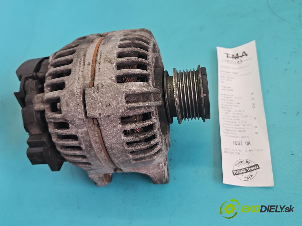 Audi A4 B6 2000-2004 1.9 tdi 131 hp manual 96 kW 1896 cm3 5- Alternator 06F903023J (Alternátor)