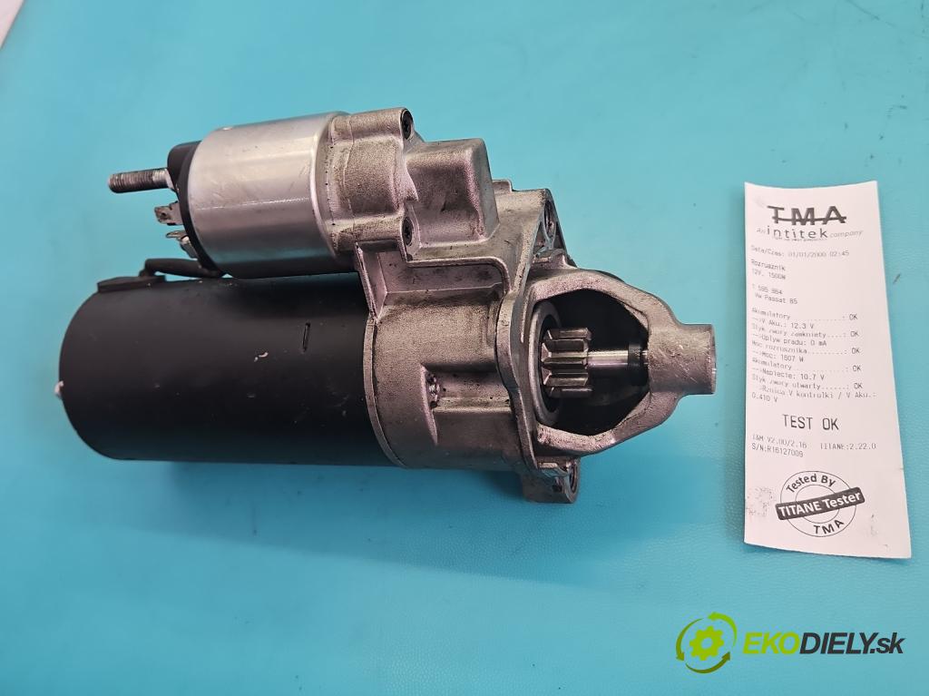 Vw Passat B5 1995-2005 1.9 tdi 131 hp automatic 96 kW 1896 cm3 5- startér:  (Startér)