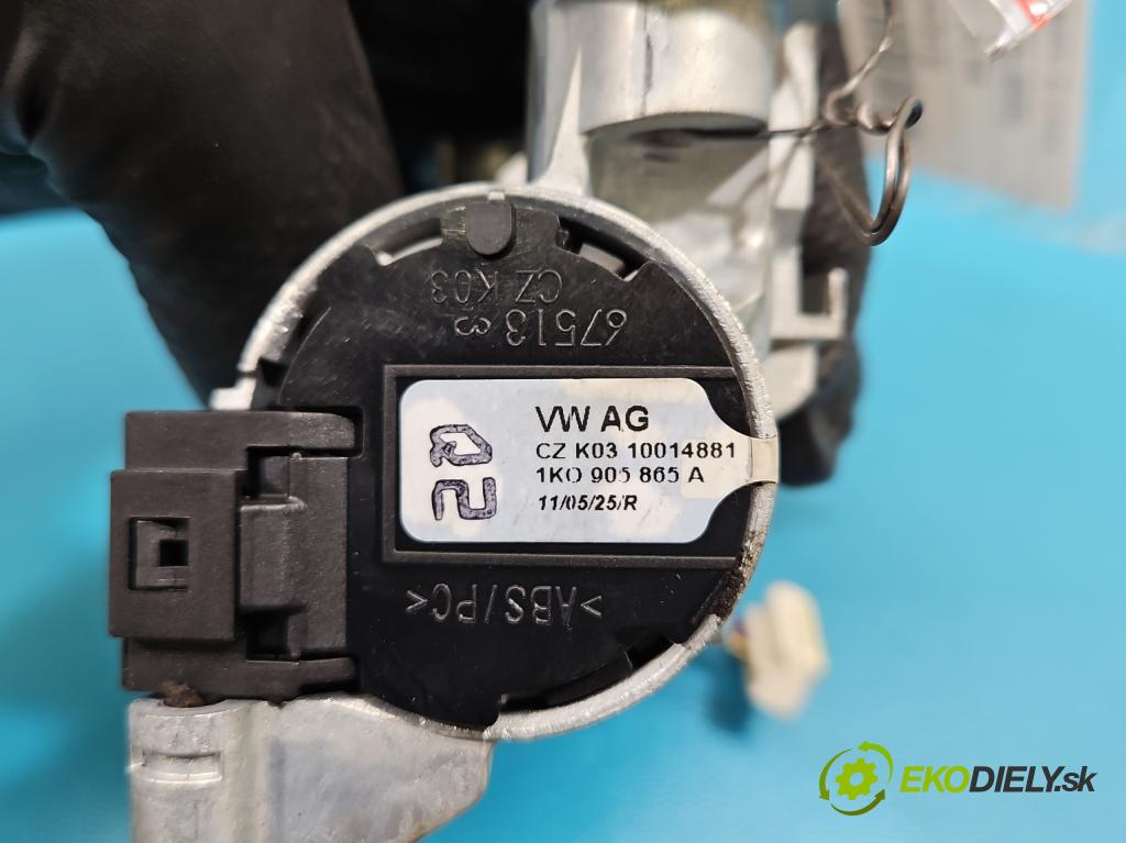 Vw Golf plus 1.4 TSI 122 hp manual 90 kW 1390 cm3 5- spínací skříňka 1K0905865A (Spínací skříňka)