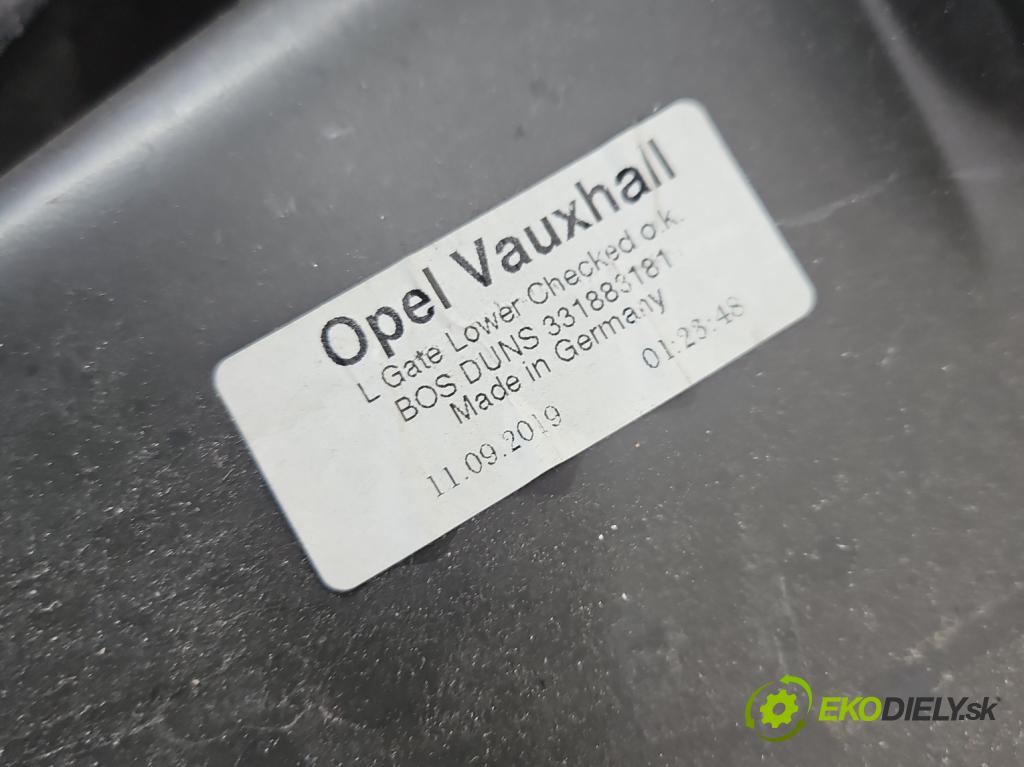 Opel Astra V  2015-2022 1.5 cdti 105 HP manual 77 kW 1496 cm3 5- Čalounictví: kufrové dvere
