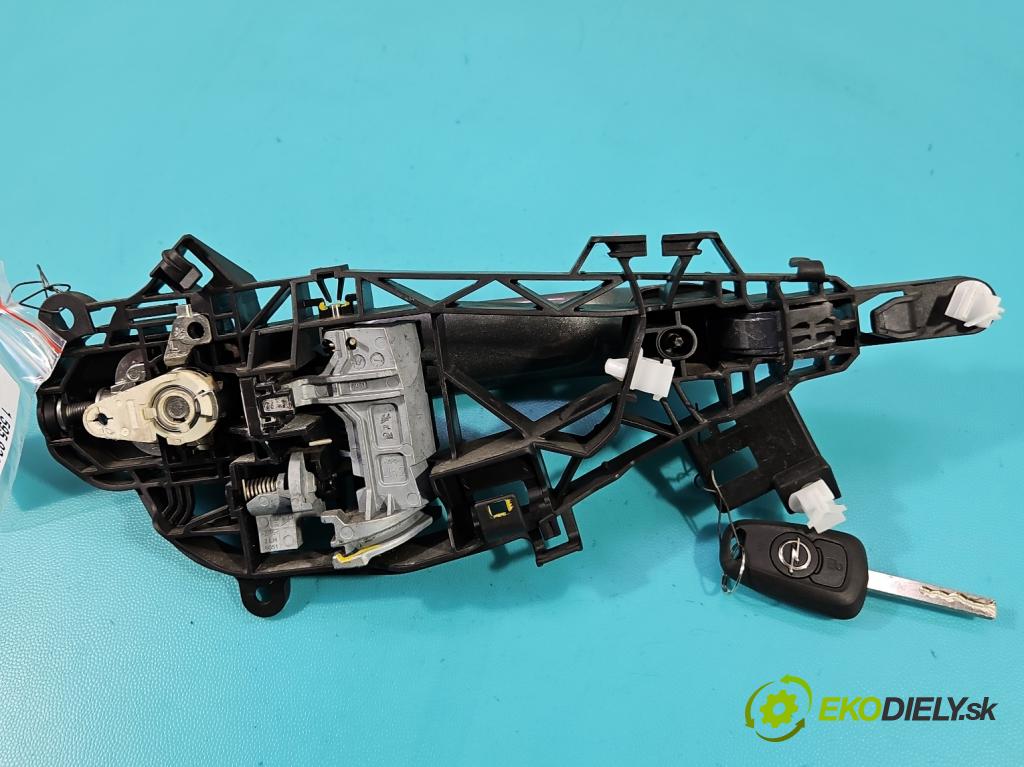 Opel Astra V  2015-2022 1.5 cdti 105 HP manual 77 kW 1496 cm3 5- rukoväť predné ľavé mimo: 13515513 (Kľučka dverí vonkajšia predná ľavá)