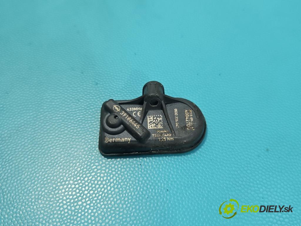 Opel Astra V  2015-2022 1.5 cdti 105 hp manual 77 kW 1496 cm3 5- snímač tlaku pneumatika 39186445 (Snímač tlaku v pneumatice)