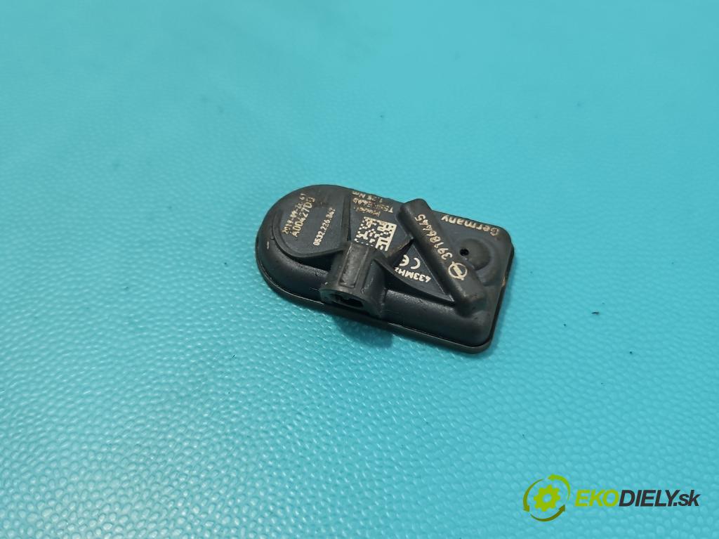 Opel Astra V  2015-2022 1.5 cdti 105 hp manual 77 kW 1496 cm3 5- snímač tlaku pneumatika 39186445 (Snímač tlaku v pneumatice)