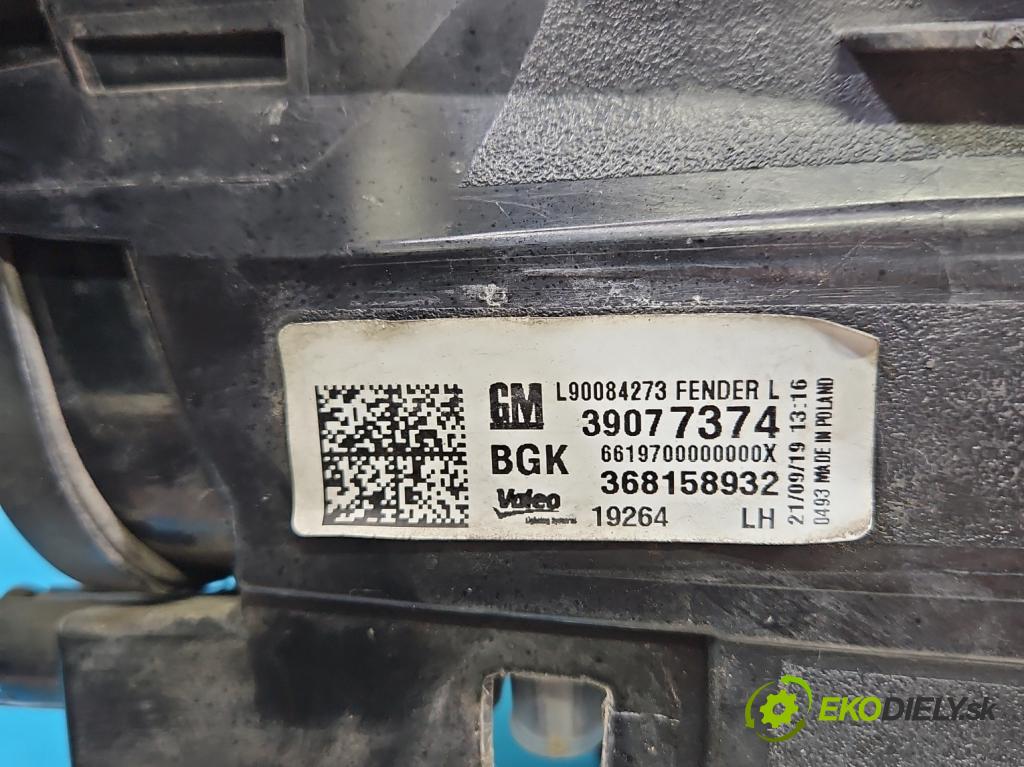 Opel Astra V  2015-2022 1.5 cdti 105 HP manual 77 kW 1496 cm3 5- svetlo / reflektor zadné ľavé 39077374 (Kľučka dverí ostatné)