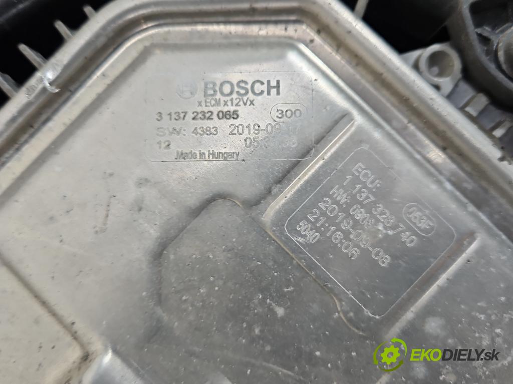 Opel Astra V 2015-2022 1.5 cdti 105 HP manual 77 kW 1496 cm3 5- Ventilátor chladiča 0130707485