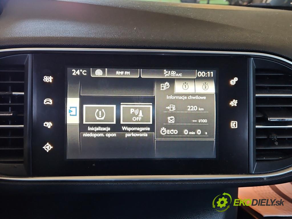 Peugeot 308 II 2013-2021 1.6 hdi 120 hp manual 88 kW 1560 cm3 5- displej 981148628001 (Přístrojová deska)