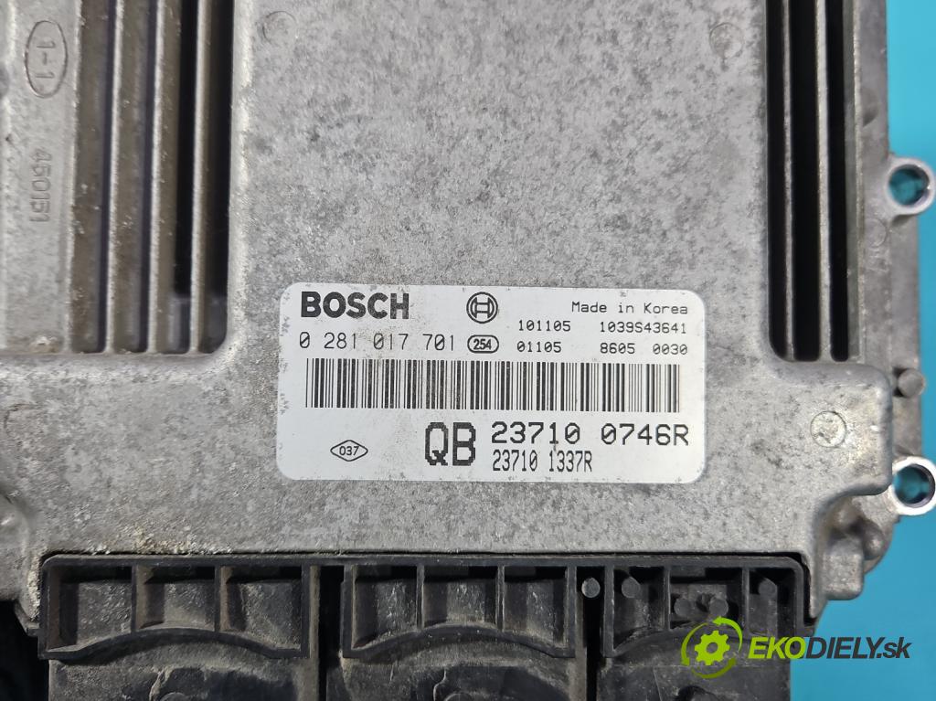 Renault Koleos I 2008-2016 2.0 dci 150 HP automatic 110 kW 1995 cm3 5- riadiaca jednotka motora 0281017701