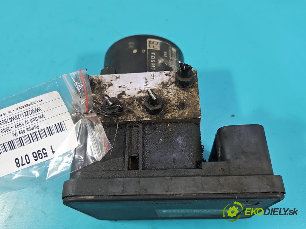 Vw Golf IV 1997-2003 1.9 tdi 101 HP manual 74 kW 1896 cm3 5- čerpadlo abs 1J0614517J (Pumpa ABS)