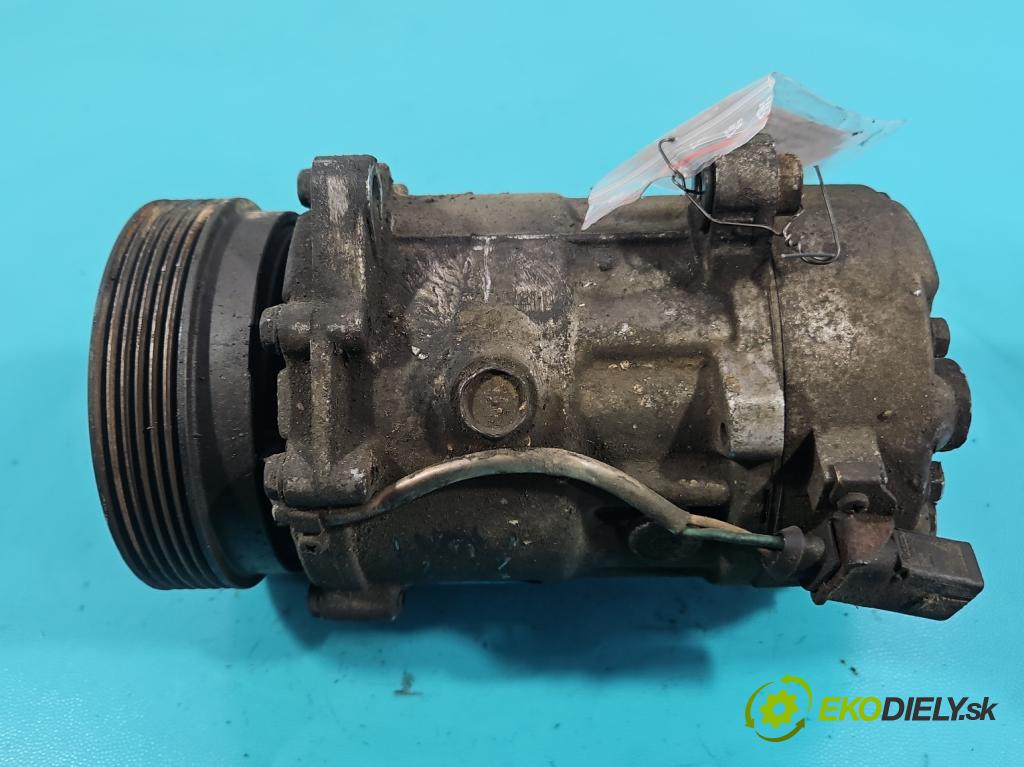 Vw Golf IV 1997-2003 1.9 tdi 101 HP manual 74 kW 1896 cm3 5- Kompresor: klimatizácie 1J0820803K (Kompresor klimatizácie)