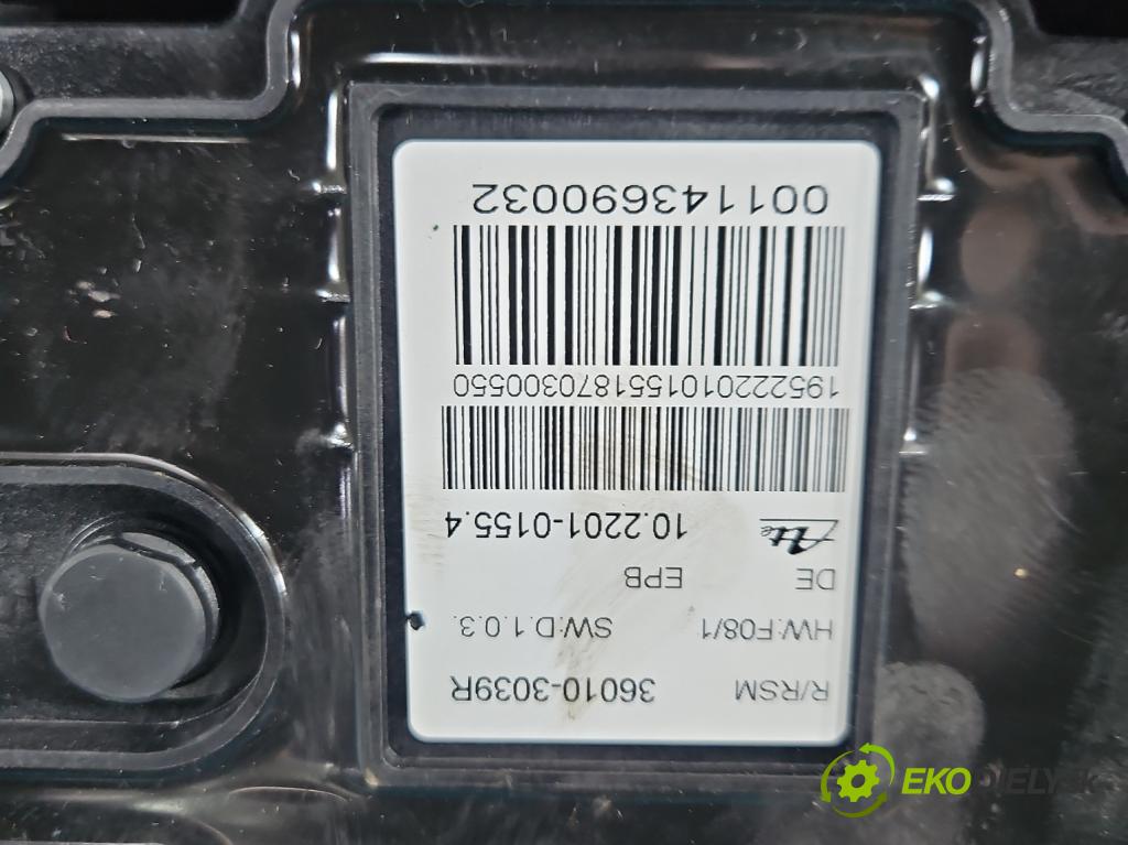 Renault Koleos I 2008-2016 2.0 dci 150 HP automatic 110 kW 1995 cm3 5- Brzda manuál: elektrický: 36010-3039R (Ručná brzda)