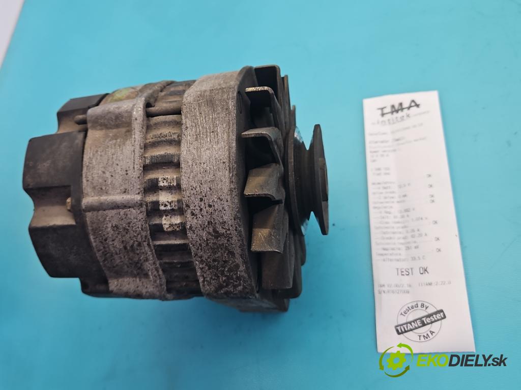 Fiat Uno 1.1 8V 56 hp manual 41 kW 1116 cm3 5- Alternator  (Alternátor)