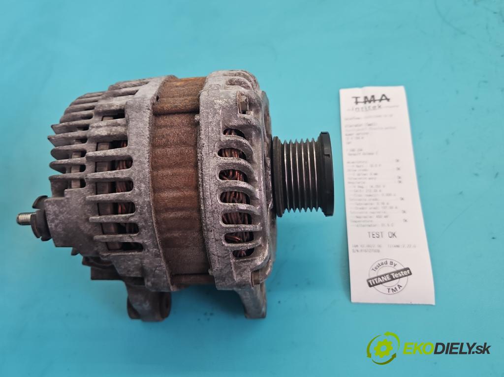 Renault Koleos I 2008-2016 2.0 dci 150 hp automatic 110 kW 1995 cm3 5- Alternator A3TJ3881 (Alternátor)