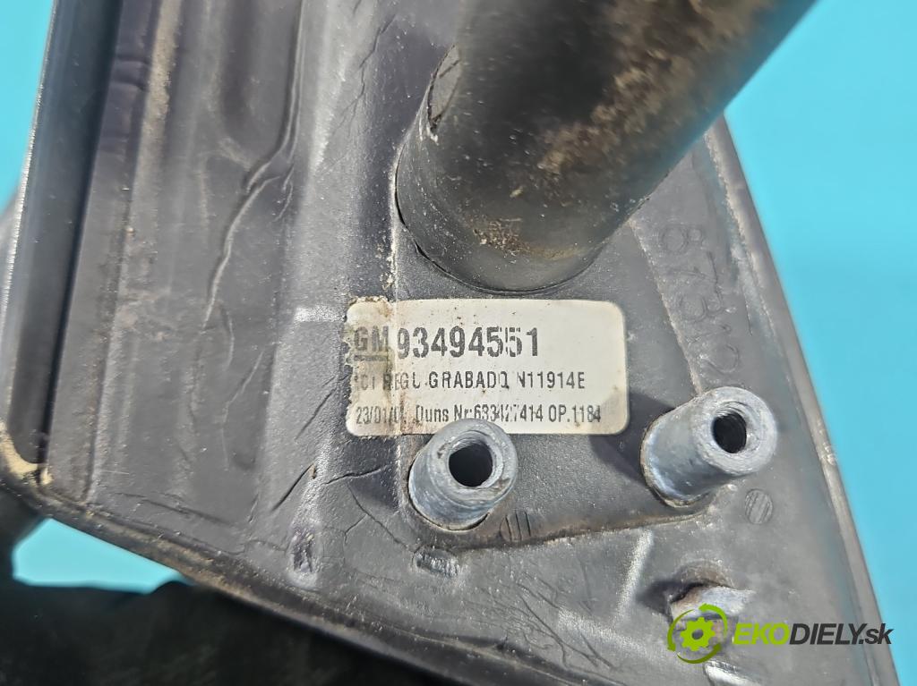 Opel Meriva A 2002-2010 1.7 dti 75 hp manual 55 kW 1686 cm3 5- zpětné zrcátko levé  (Klika dveří ostatní)