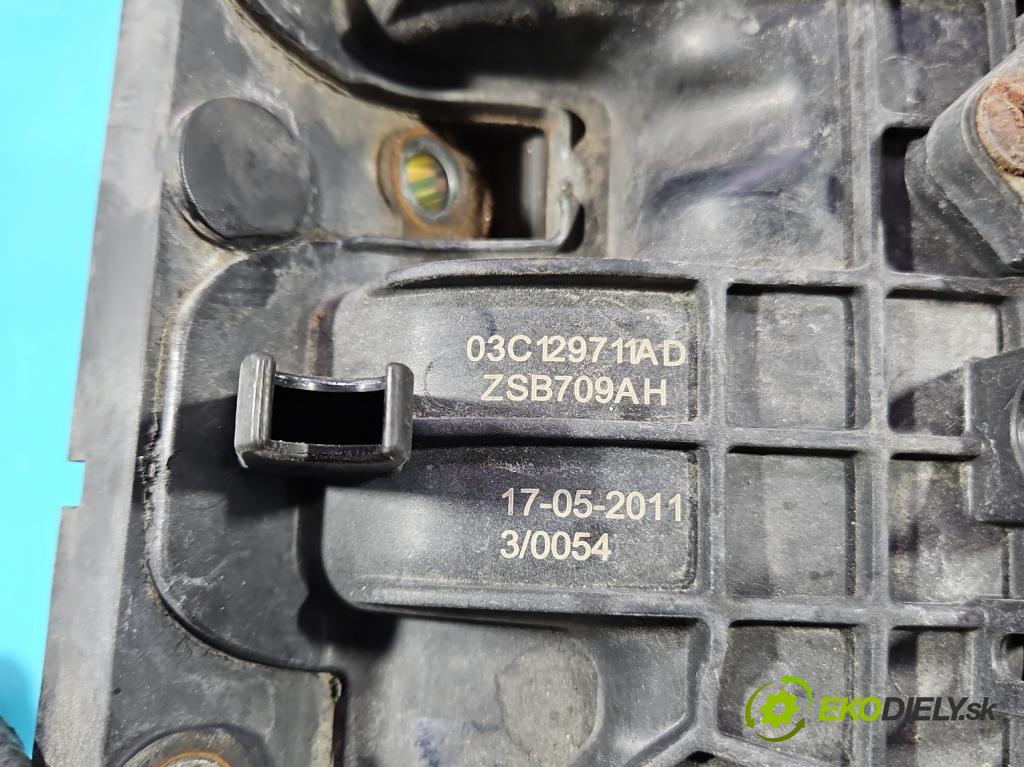Vw Golf plus 1.4 TSI 122 HP manual 90 kW 1390 cm3 5- zvod nasávací 03F145749C (Sacie potrubie)