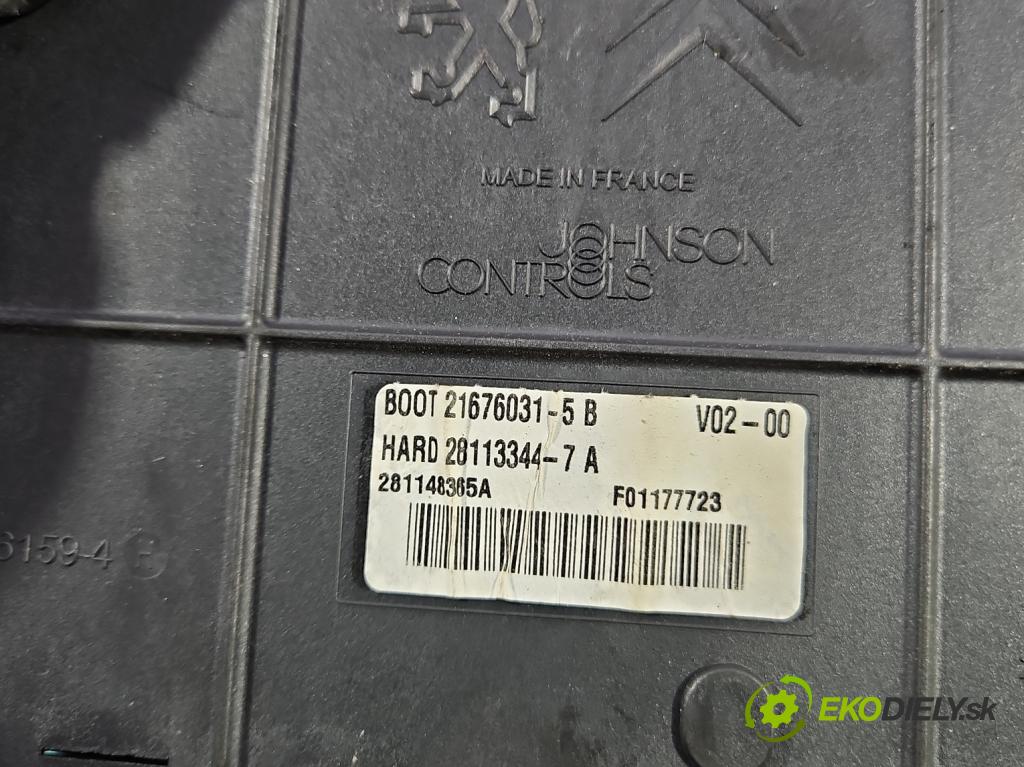 Citroen C5 I 2001-2008 1.6 hdi 109 HP manual 80 kW 1560 cm3 5- riadiaca jednotka ostatné 9660105880